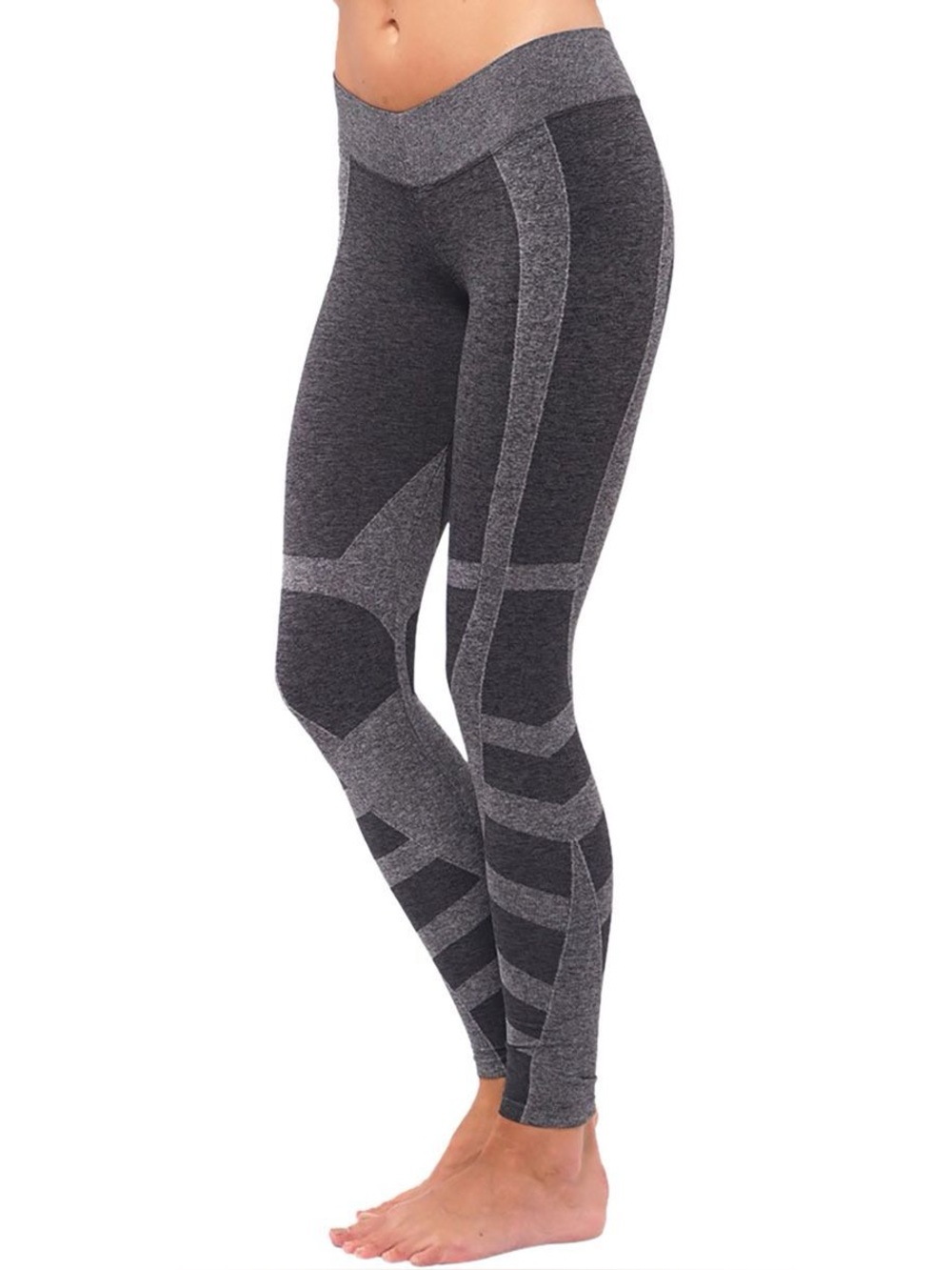 NUX XS Camden Seamless Grey Sculpting compression Leggings